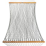 DURACORD® Single Original Rope Hammock - Green Oatmeal Heirloom Tweed