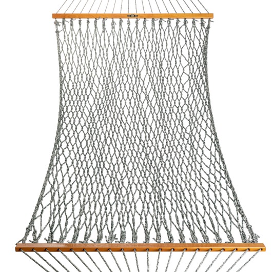 DURACORD® Single Original Rope Hammock - Green Oatmeal Heirloom Tweed