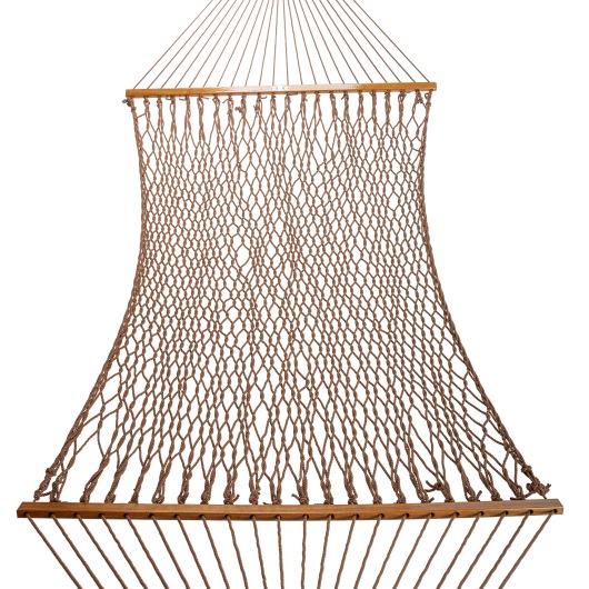 DURACORD® Large Original Rope Hammock - Antique Brown