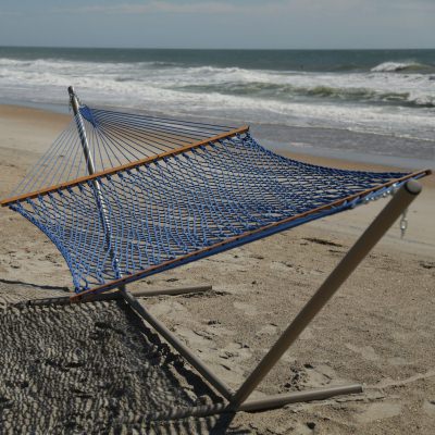 DURACORD® Large Original Rope Hammock - Coastal Blue