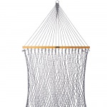 DURACORD® Large Original Rope Hammock - Navy Oatmeal Heirloom Tweed