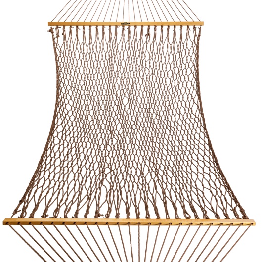 DURACORD® Deluxe Original Rope Hammock - Antique Brown
