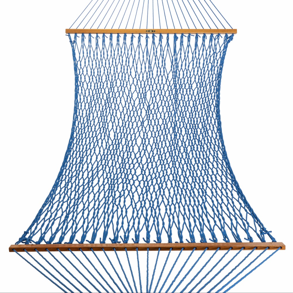 DURACORD® Deluxe Original Rope Hammock - Coastal Blue