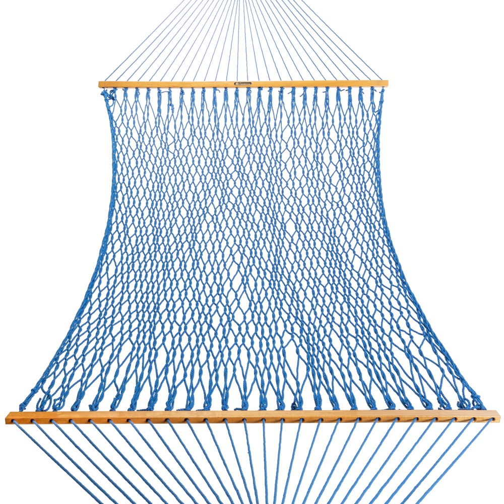 DURACORD® Presidential Original Rope Hammock - Coastal Blue