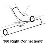 15 ft. TRI-BEAM® Steel Hammock Stand with Right Connection Design and Cape Shield Powder Coating - Taupe