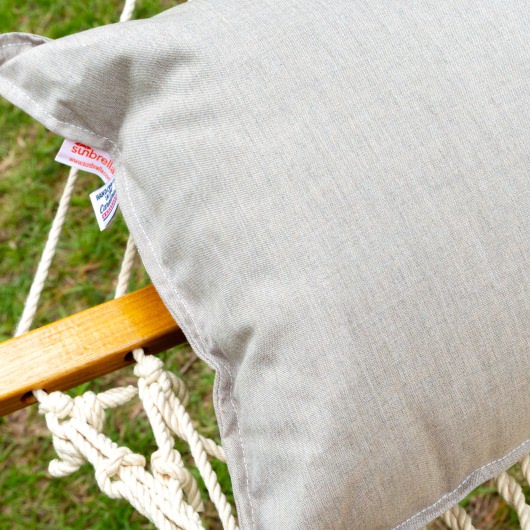 Long Sunbrella Hammock Pillow - Cast Ash