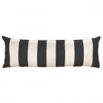 Long Sunbrella Hammock Pillow - Cabana Black