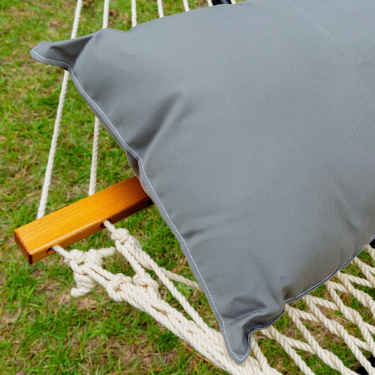 Long Sunbrella Hammock Pillow - Canvas Charcoal