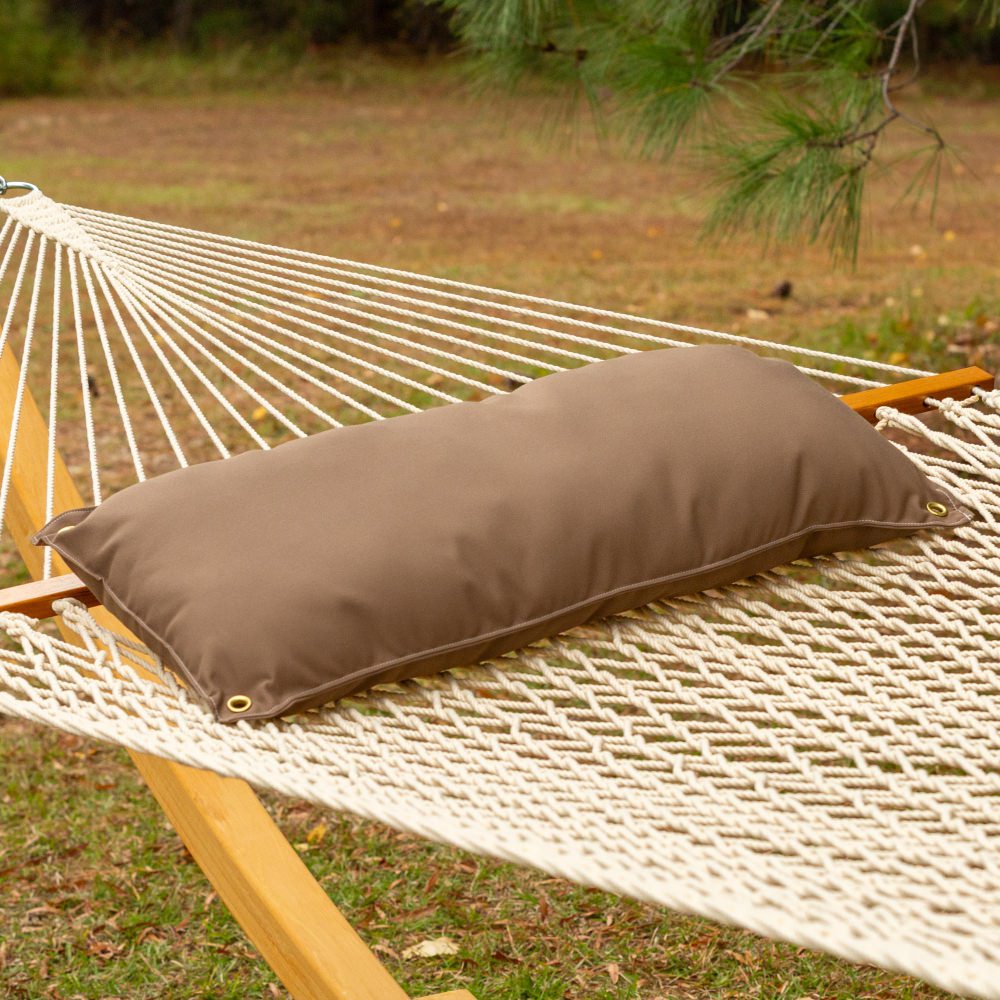 Canvas Cocoa Hammock Pillow