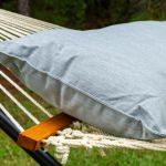 Long Sunbrella Hammock Pillow - Canvas Granite