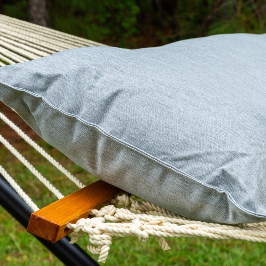 Long Sunbrella Hammock Pillow - Canvas Granite