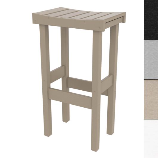 DURAWOOD® Poly Nest Bistro Bar Stool