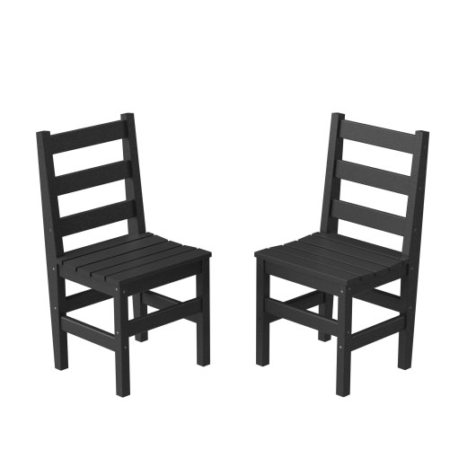 DURAWOOD® Poly Bistro Dining Chair Set