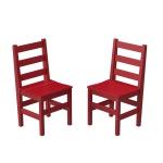 DURAWOOD® Poly Bistro Dining Chair Set