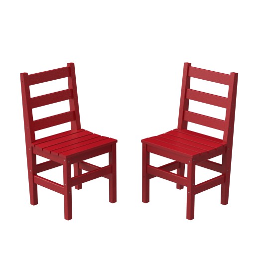 DURAWOOD® Poly Bistro Dining Chair Set