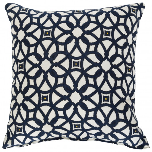 Sunbrella Throw Pillow Luxe Indigo