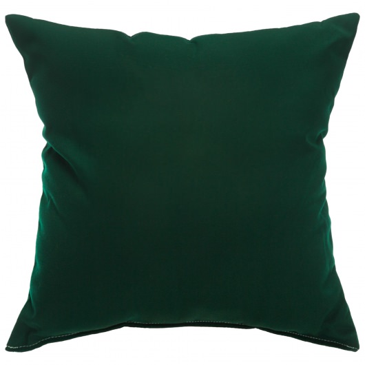 Canvas Forest Green Sunbrella Indoor/Outdoor Porch Pillow 18 in. x 18 in.
