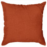 Sunbrella Outdoor Throw Pillow - Canvas Rust