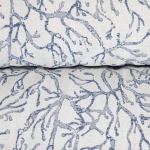 Curved Oak Double Deluxe Bella Dura Cushion Swing - Atoll Royalty