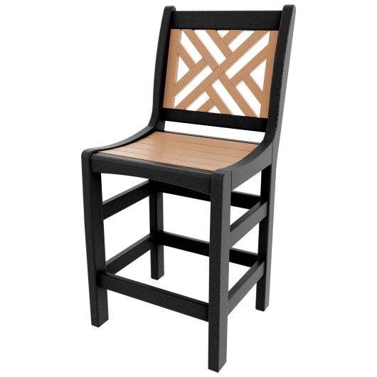 DURAWOOD® Poly Chippendale Counter Height Chair