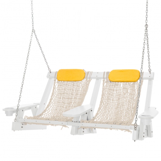 DURAWOOD® Poly White Coastal DURACORD® Rope Double Swing
