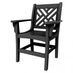 DURAWOOD® Poly Chippendale Dining Chair With Arms
