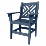 DURAWOOD® Poly Chippendale Dining Chair With Arms