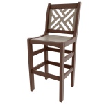 DURAWOOD® Poly Chippendale Bar Height Chair