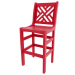 DURAWOOD® Poly Chippendale Bar Height Chair