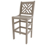 DURAWOOD® Poly Chippendale Bar Height Chair