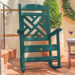 DURAWOOD® Poly Chippendale Porch Rocker