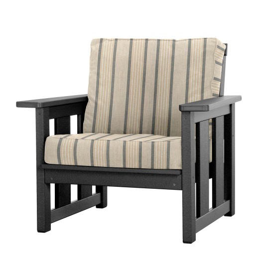 DURAWOOD® Poly Comfort Club Chair - Coastal Fog Palette
