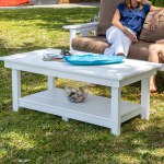 DURAWOOD® Poly Comfort Coffee Table with Shelf
