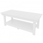 DURAWOOD® Poly Comfort Coffee Table with Shelf