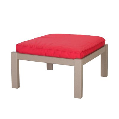 Durawood Deep Seating Ottoman with Sunbrella Cushion