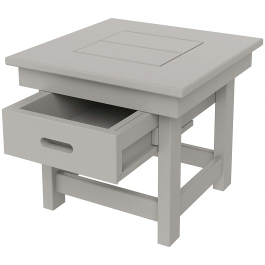 DURAWOOD® Poly Comfort Side Table with Drawer