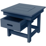DURAWOOD® Poly Comfort Side Table with Drawer