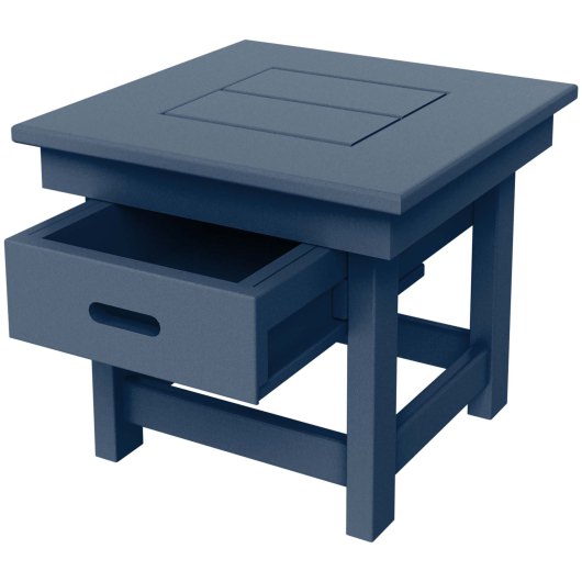 DURAWOOD® Poly Comfort Side Table with Drawer