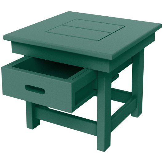 DURAWOOD® Poly Comfort Side Table with Drawer