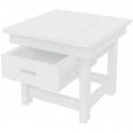 DURAWOOD® Poly Comfort Side Table with Drawer
