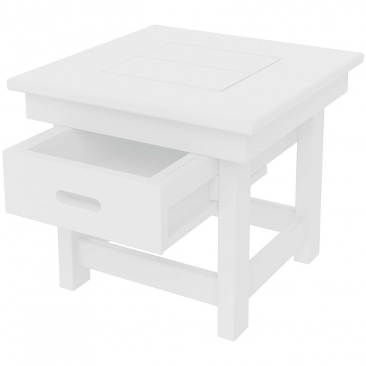 DURAWOOD® Poly Comfort Side Table with Drawer