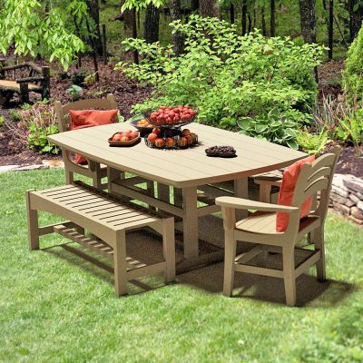 DURAWOOD® Poly 5 Piece Casual Dining Set