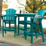 DURAWOOD® Poly Sunrise Bar Height Chair
