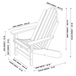 DURAWOOD® Poly 5 Piece Essentials Adirondack Set