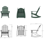 DURAWOOD® Poly Essentials Adirondack Rocker
