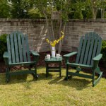 DURAWOOD® Poly 3 Piece Vertical Porch Rocker Set