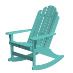 DURAWOOD® Poly 3 Piece Vertical Porch Rocker Set