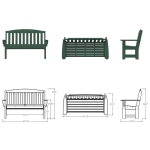 DURAWOOD® Poly Garden Bench