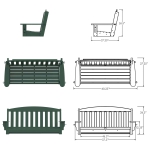 DURAWOOD® Poly Porch Swing