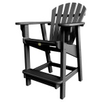 DURAWOOD® Poly Crescent Counter Height Chair